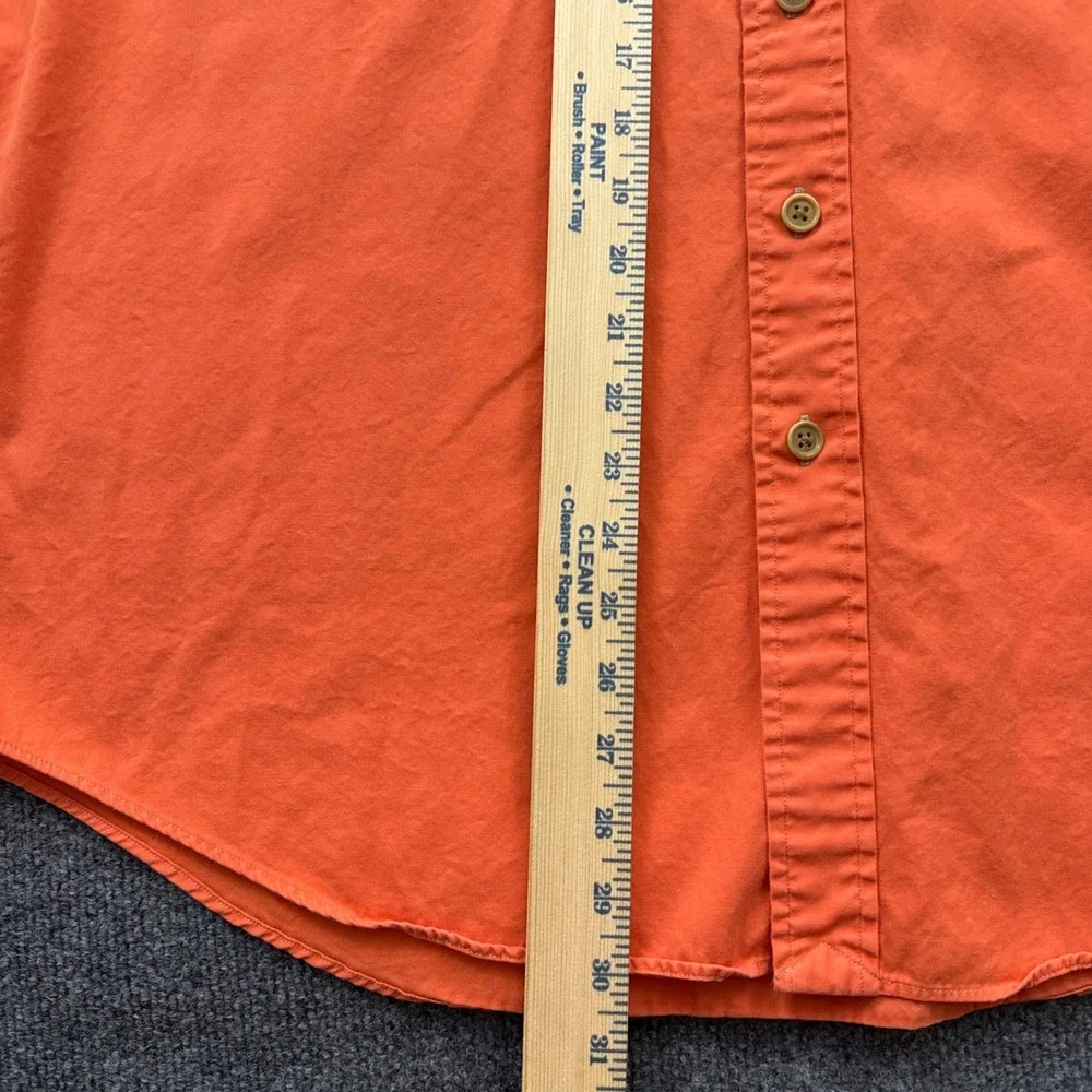 Polo Ralph Lauren Button Down Men XXL Orange Long Sleeve Utility Twill Shirt